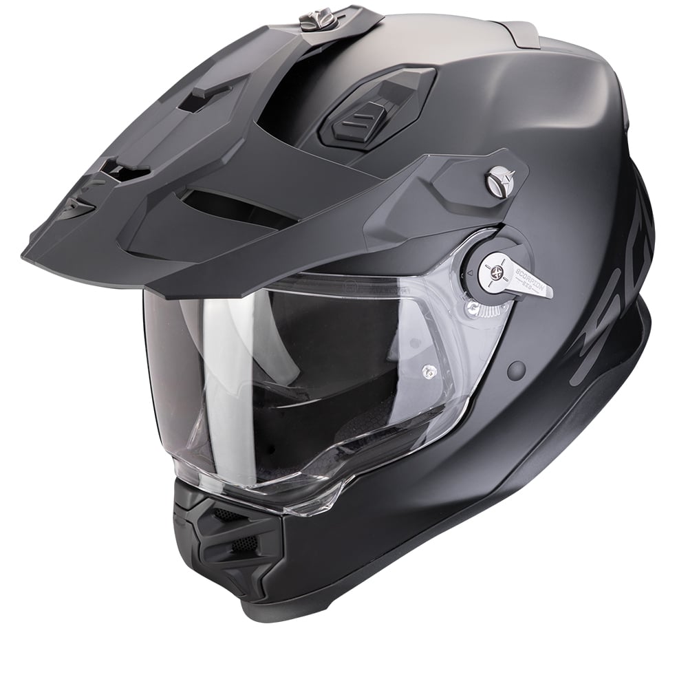 Image of Scorpion ADF-9000 Air Solid Matt Black Adventure Helmet Größe 2XL