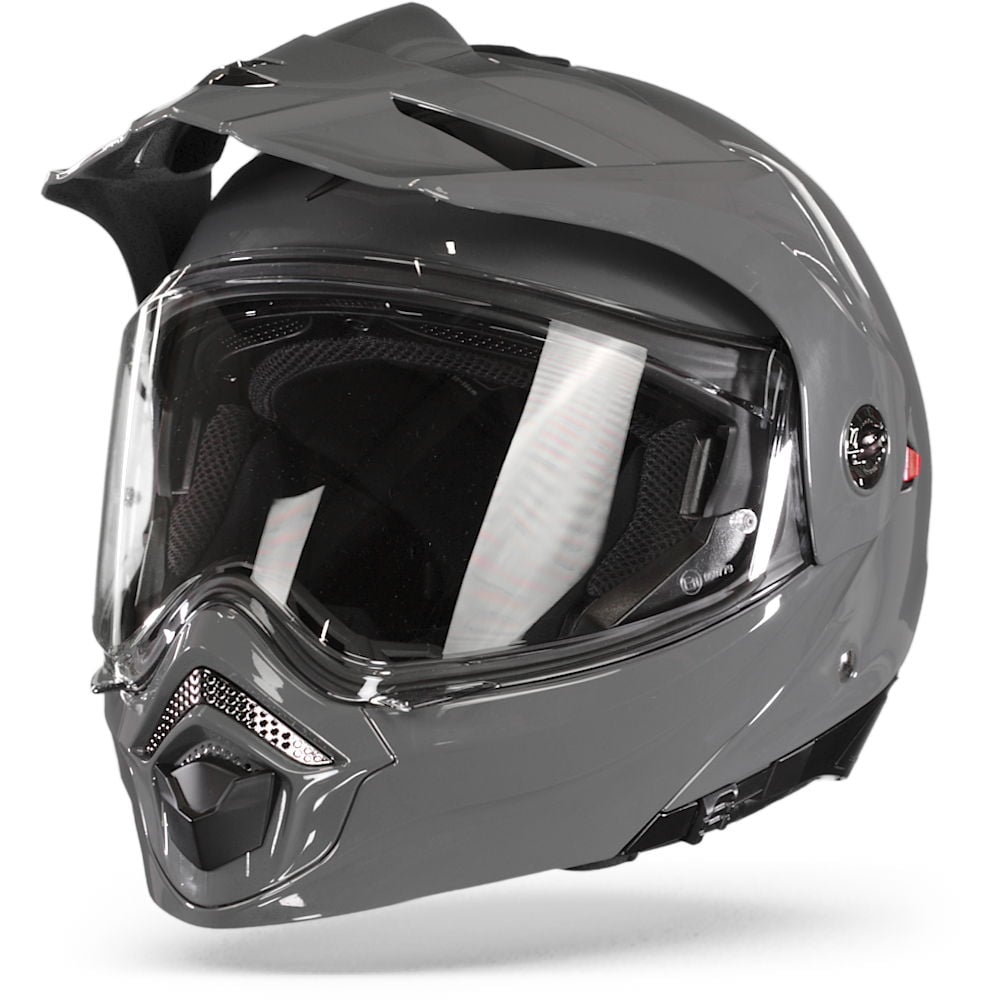 Image of Scorpion ADX-2 Solid Cement Grey Adventure Helmet Size XS ID 3399990099444