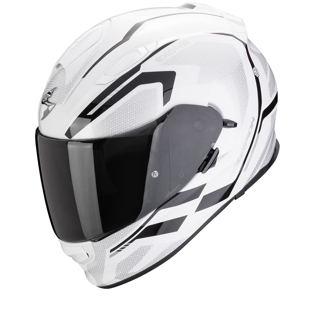 Image of Scorpion EXO-491 Kripta White-Black Integralhelm Größe XL