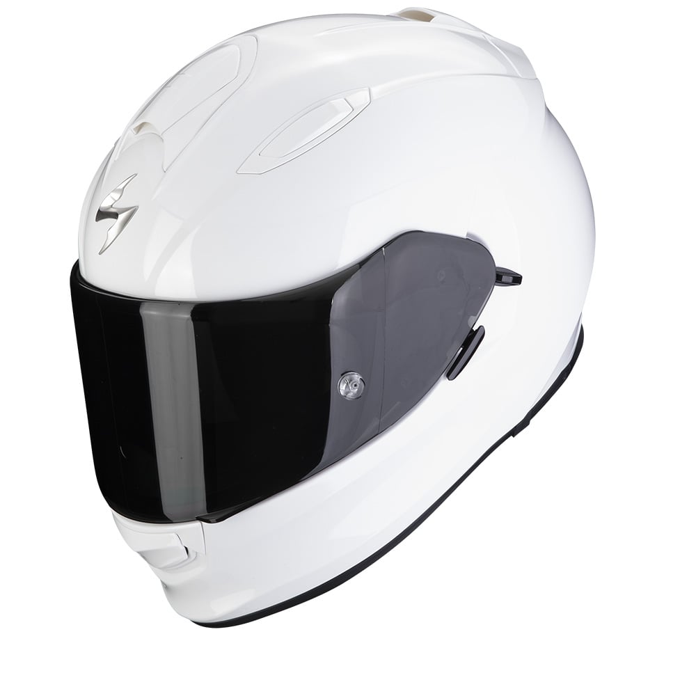 Image of Scorpion EXO-491 Solid White Full Face Helmet Size L EN