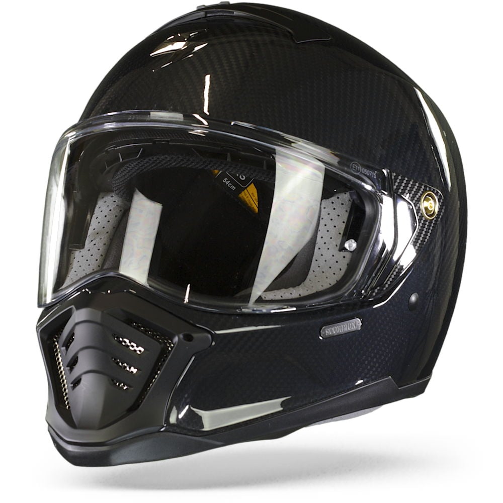 Image of Scorpion EXO-HX1 Carbon Se Solid Black Full Face Helmet Size XL ID 3399990095392
