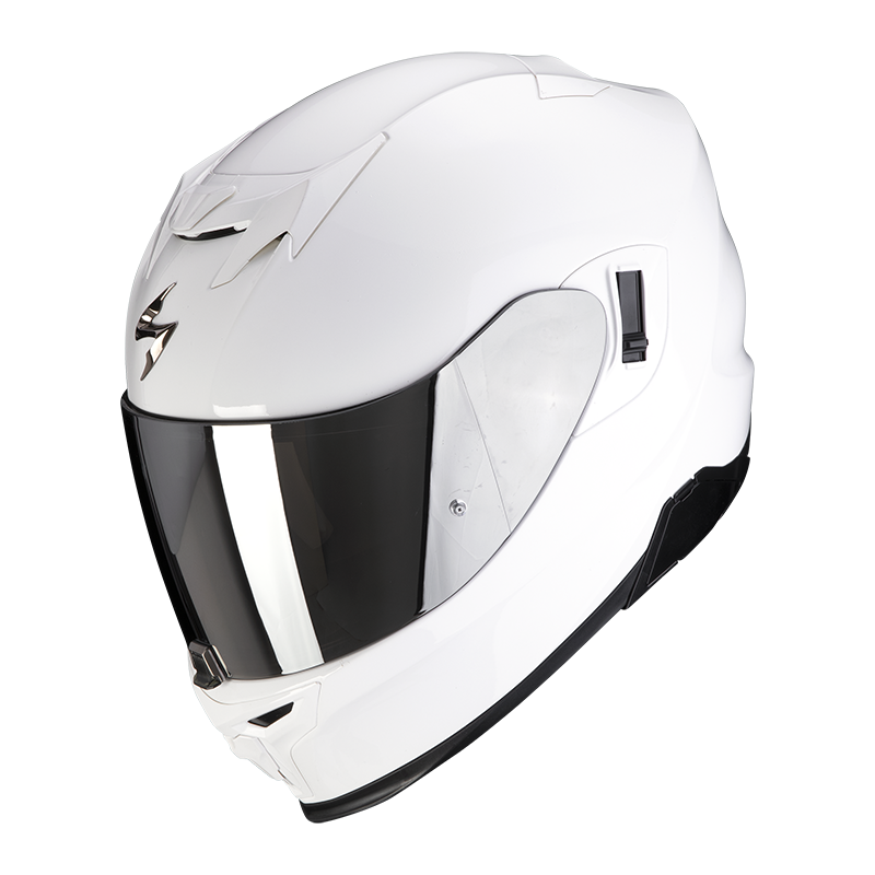 Image of Scorpion Exo-520 Evo Air Solid White Full Face Helmet Size S EN