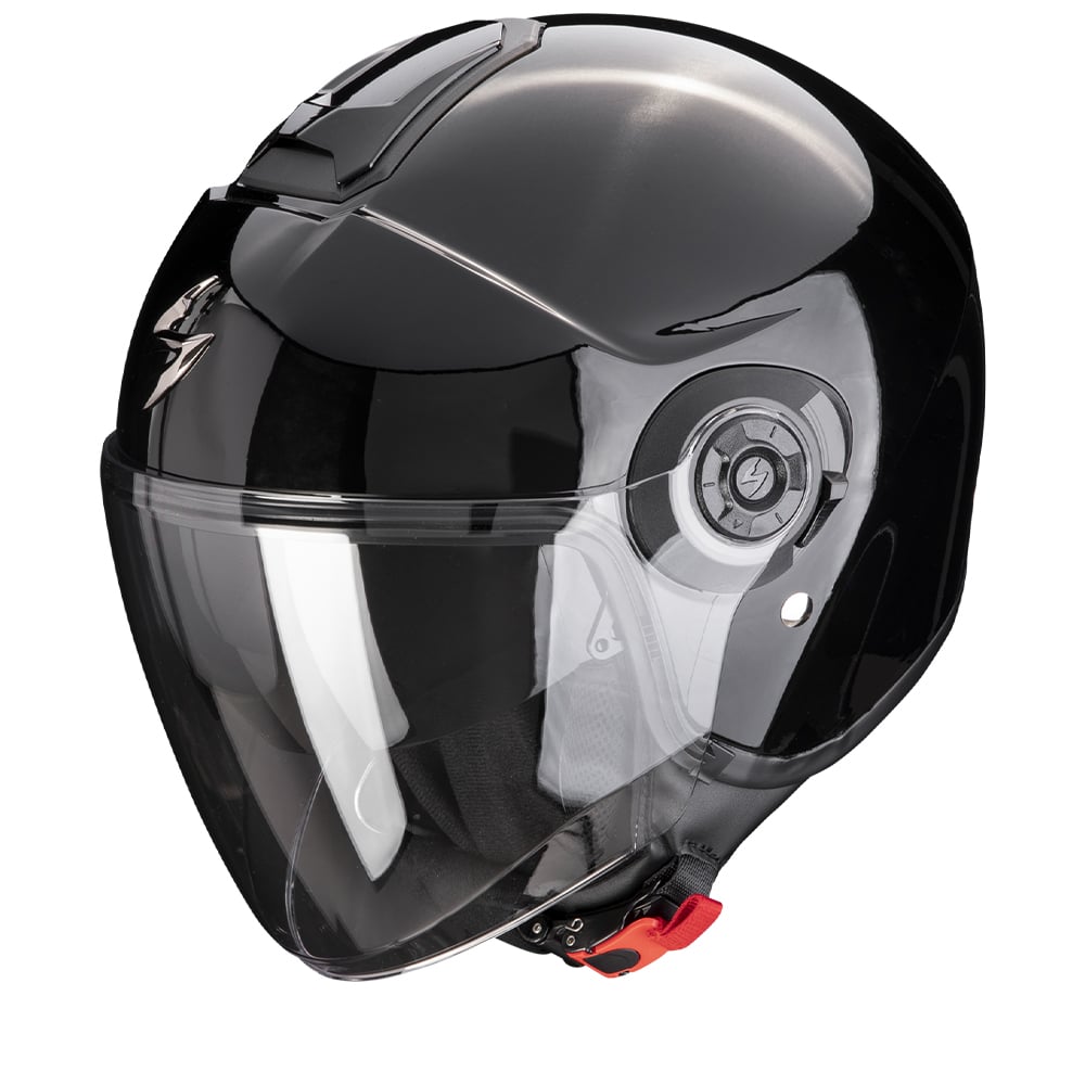 Image of Scorpion Exo-City II Solid Black Jet Helmet Size XS ID 3399990109969