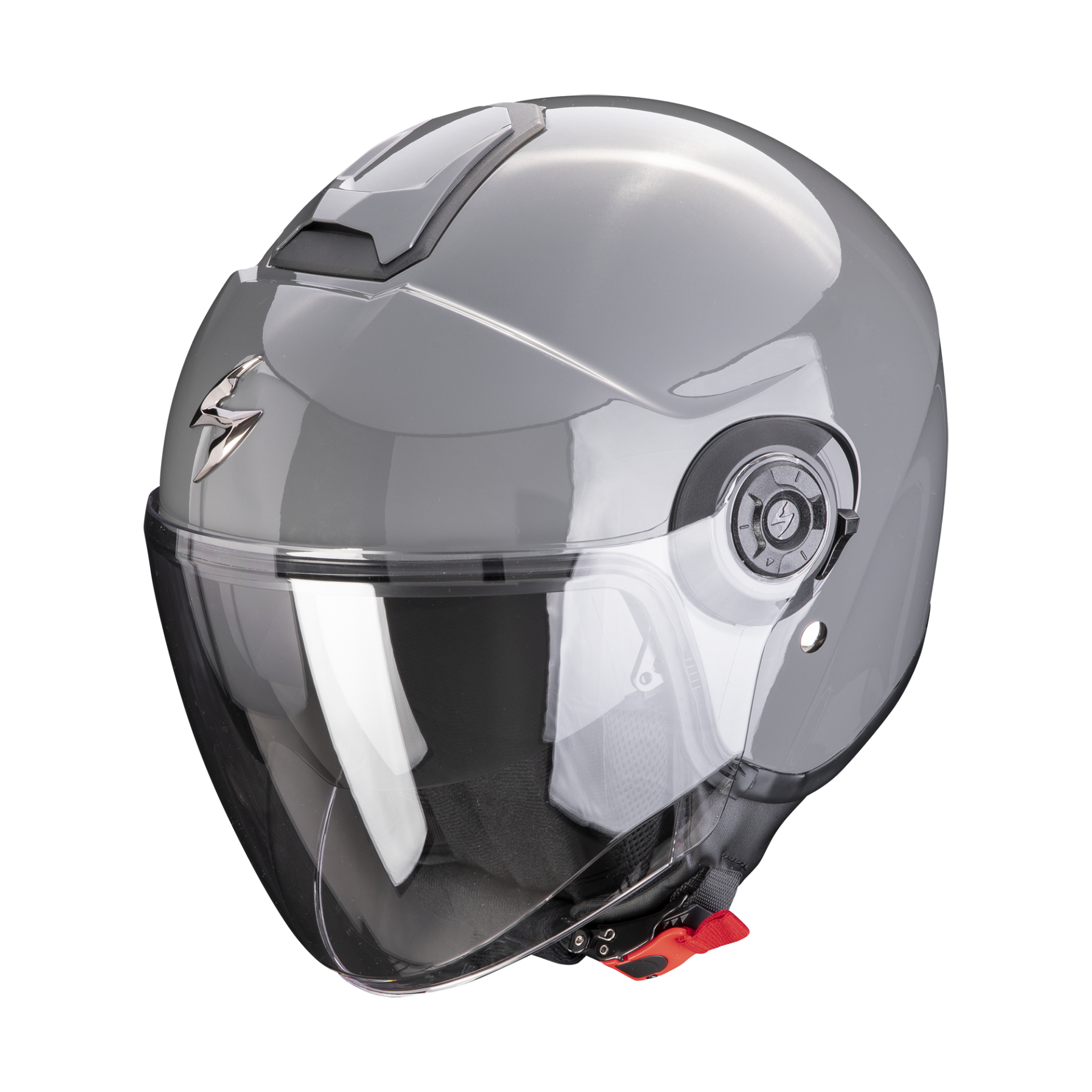 Image of Scorpion Exo-City II Solid Cement Grey Jet Helmet Size L ID 3399990110170