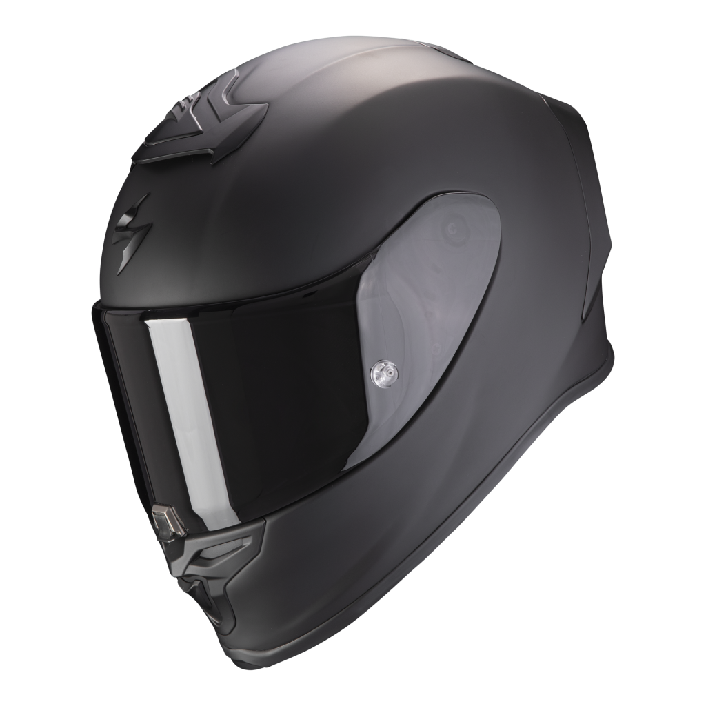 Image of Scorpion Exo-R1 Evo Air Solid Matt Black Full Face Helmet Size XL EN