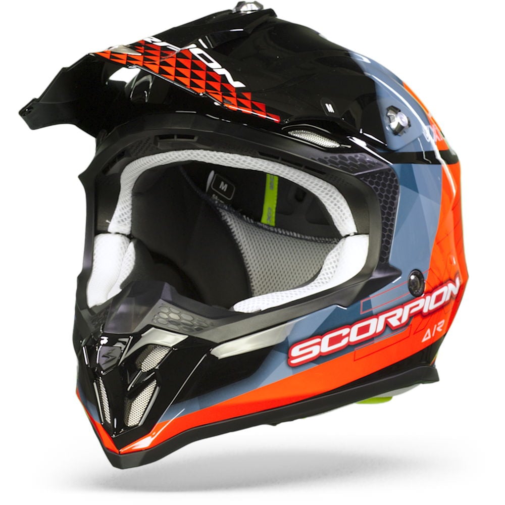 Image of Scorpion VX-16 Air Gem Black-Red Casque Cross Taille 2XL