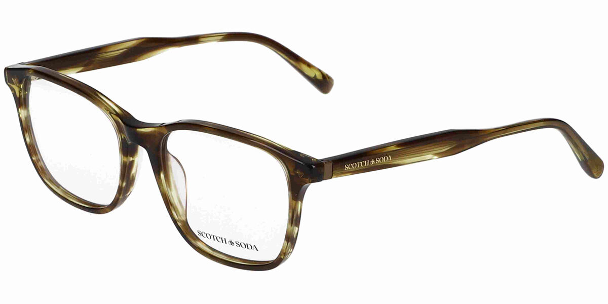 Image of Scotch & Soda 4028 506 52 Zielone Męskie Okulary Korekcyjne PL