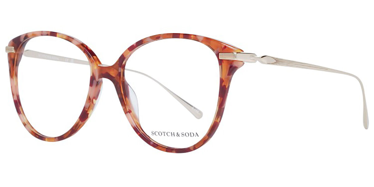 Image of Scotch & Soda SS3011 371 53 Sköldpaddemönstradeshell Glasögon (Endast Båge) Män SEK