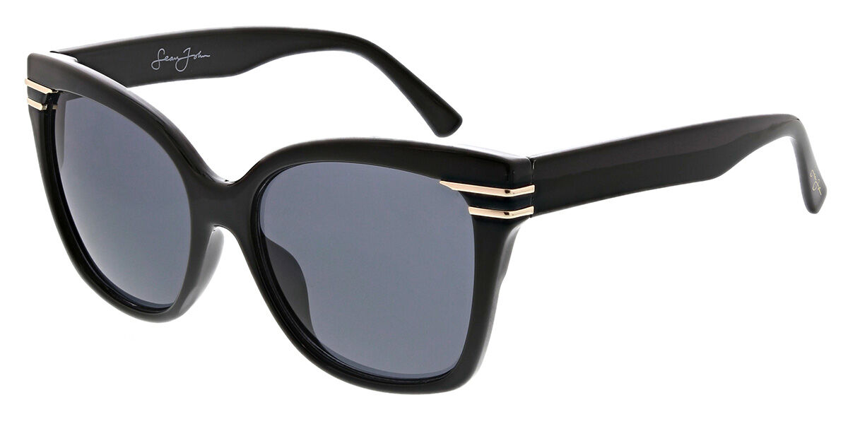 Image of Sean John SJS2024CE 001 55 Lunettes De Soleil Femme Noires FR