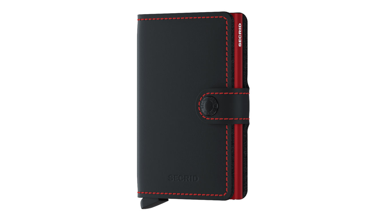 Image of Secrid Miniwallet Matte Black & Red FR