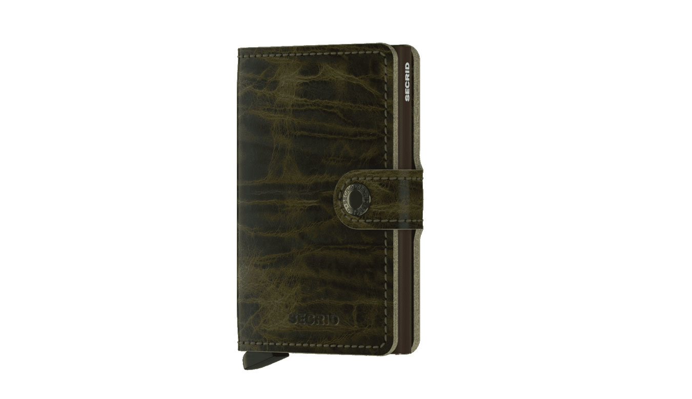 Image of Secrid Miniwallet Safiano Olive US