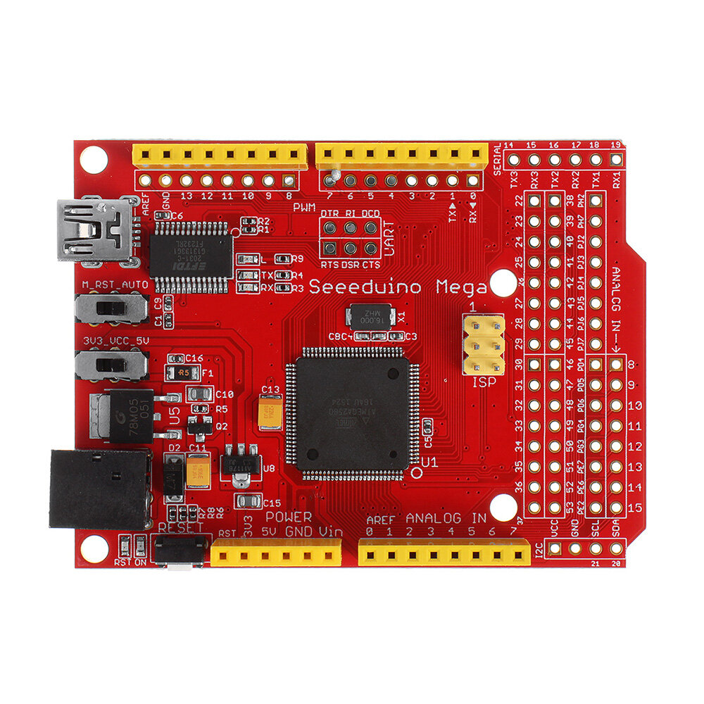 Image of Seeeduino Mega ATmega2560 Development Board 16MHz For Arduino