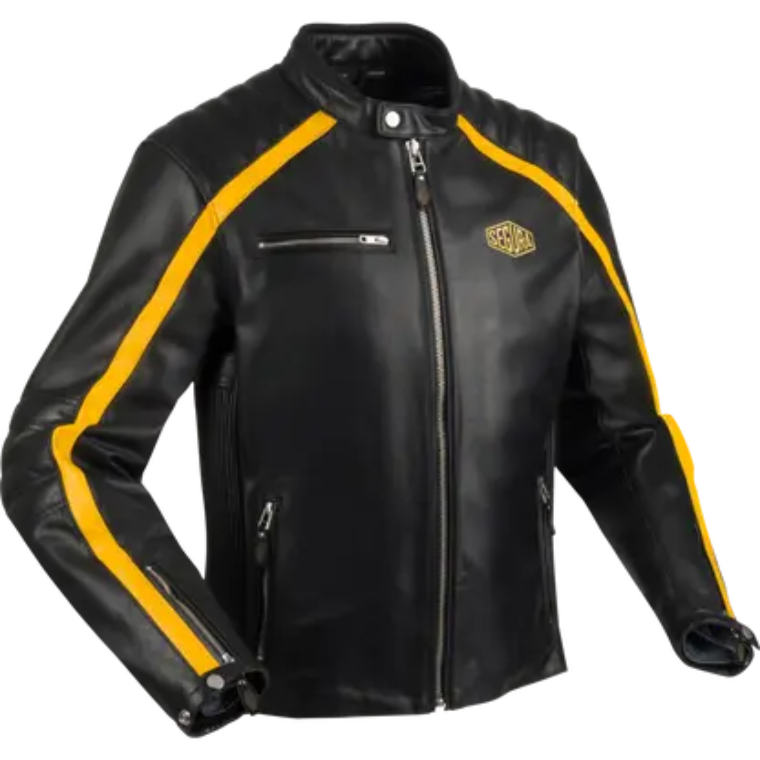 Image of Segura Jacket Formula Black Yellow Size L EN