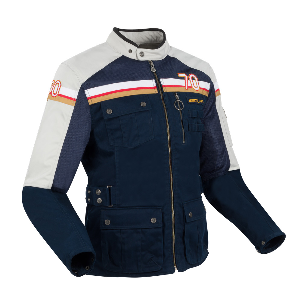 Image of Segura Mojo Jacket Navy Blue Gray Talla S