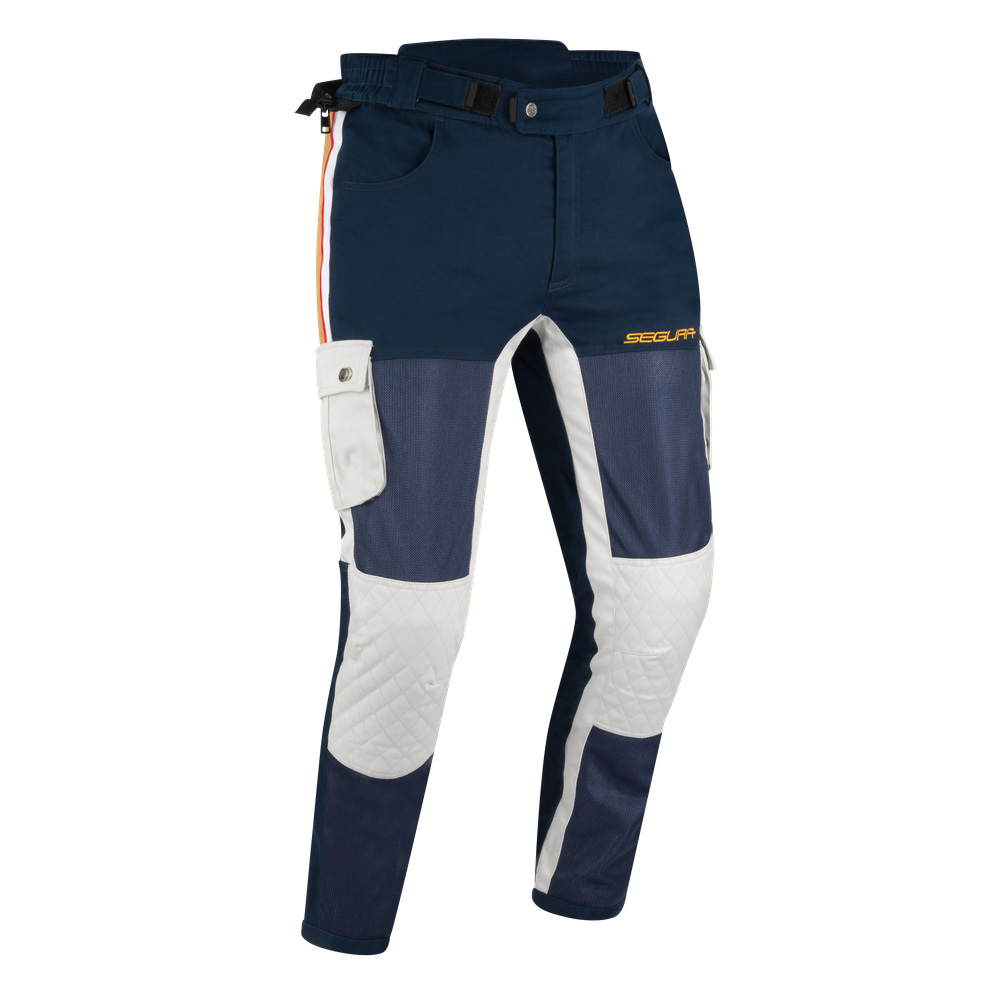 Image of Segura Mojo Navy Blue Grey Trousers Talla S