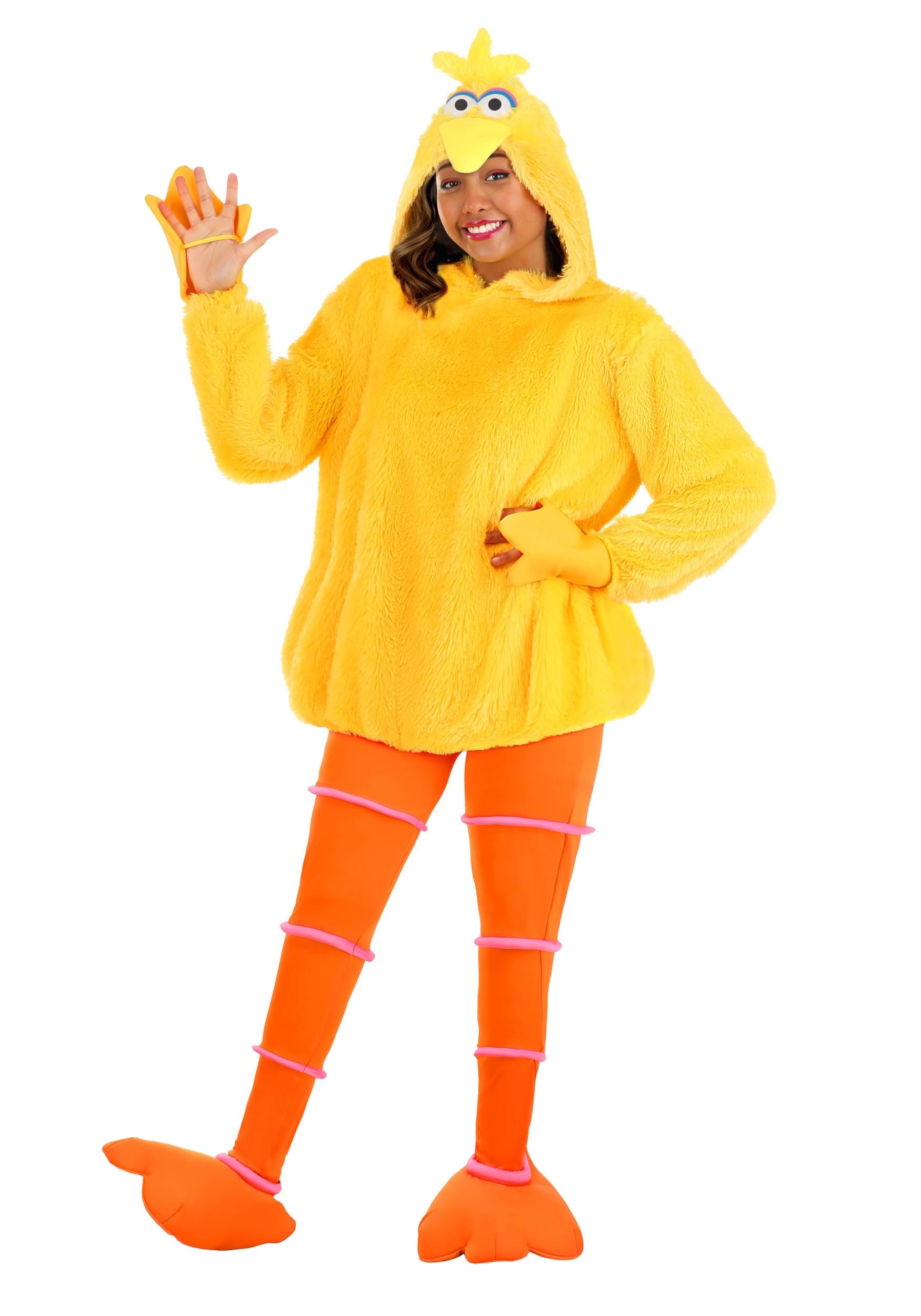Image of Sesame Street Cozy Big Bird Costume for Women | Sesame Street Costumes ID FUN2554AD-XS