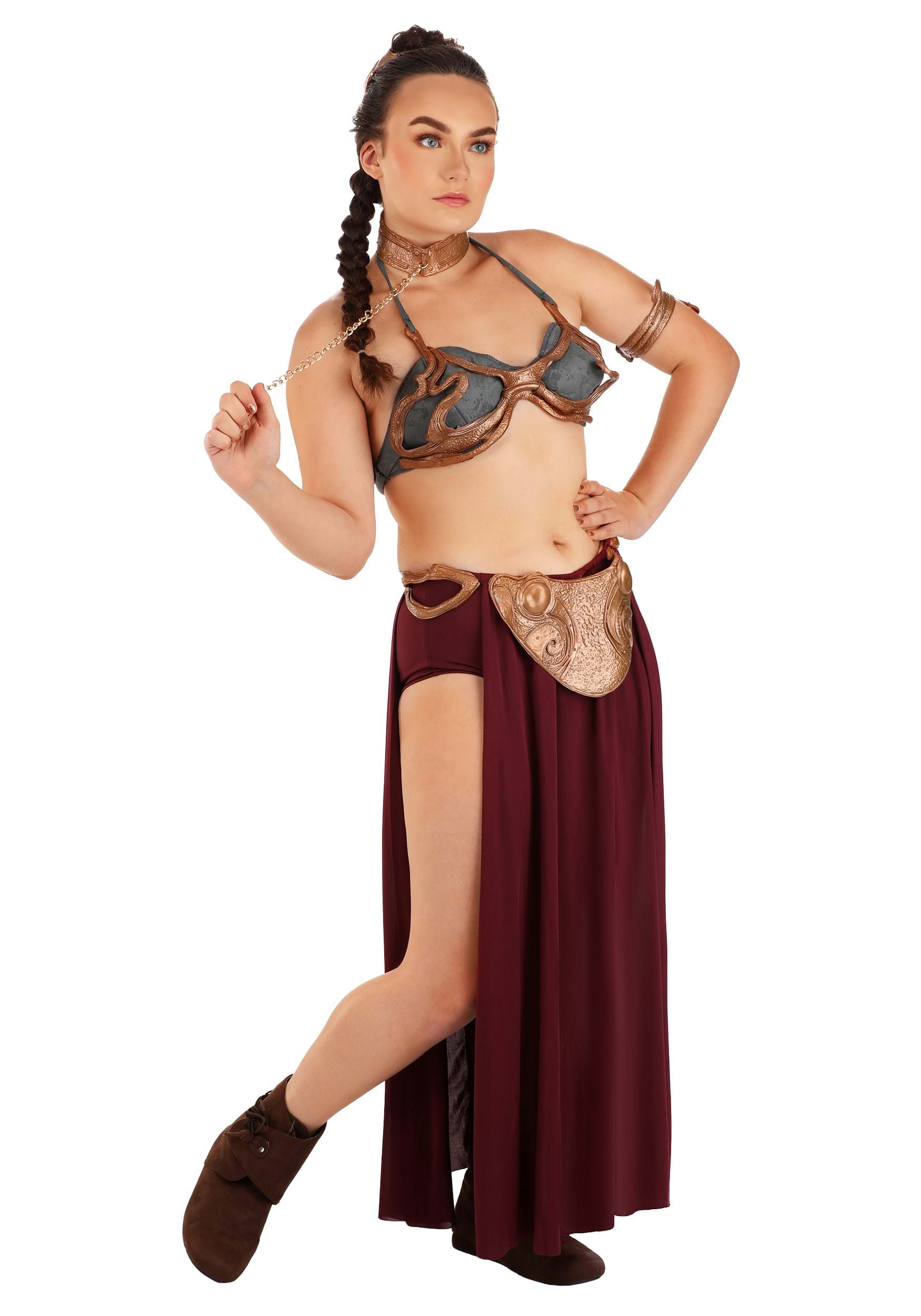 Image of Sexy Princess Leia Slave Costume | Star Wars Princess Leia Costume ID RU888611-L