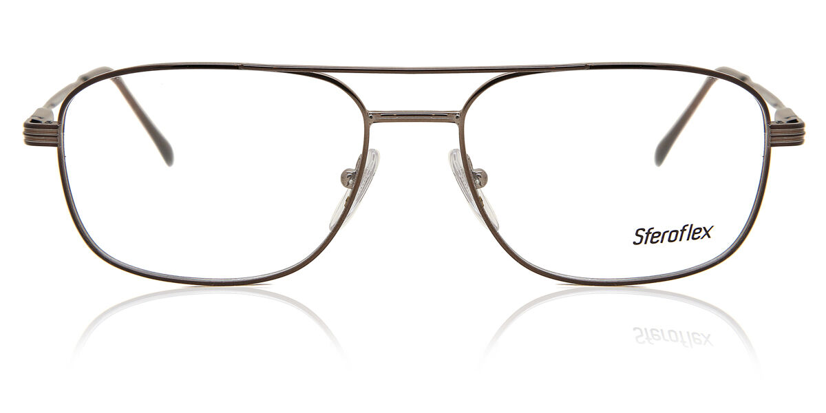 Image of Sferoflex SF2152 352 Óculos de Grau Marrons Masculino PRT
