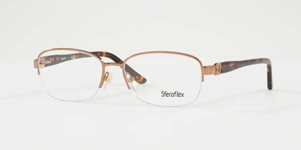 Image of Sferoflex SF2571 488 Óculos de Grau Marrons Feminino BRLPT