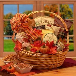 Image of Shades of Fall Snack Gift Basket