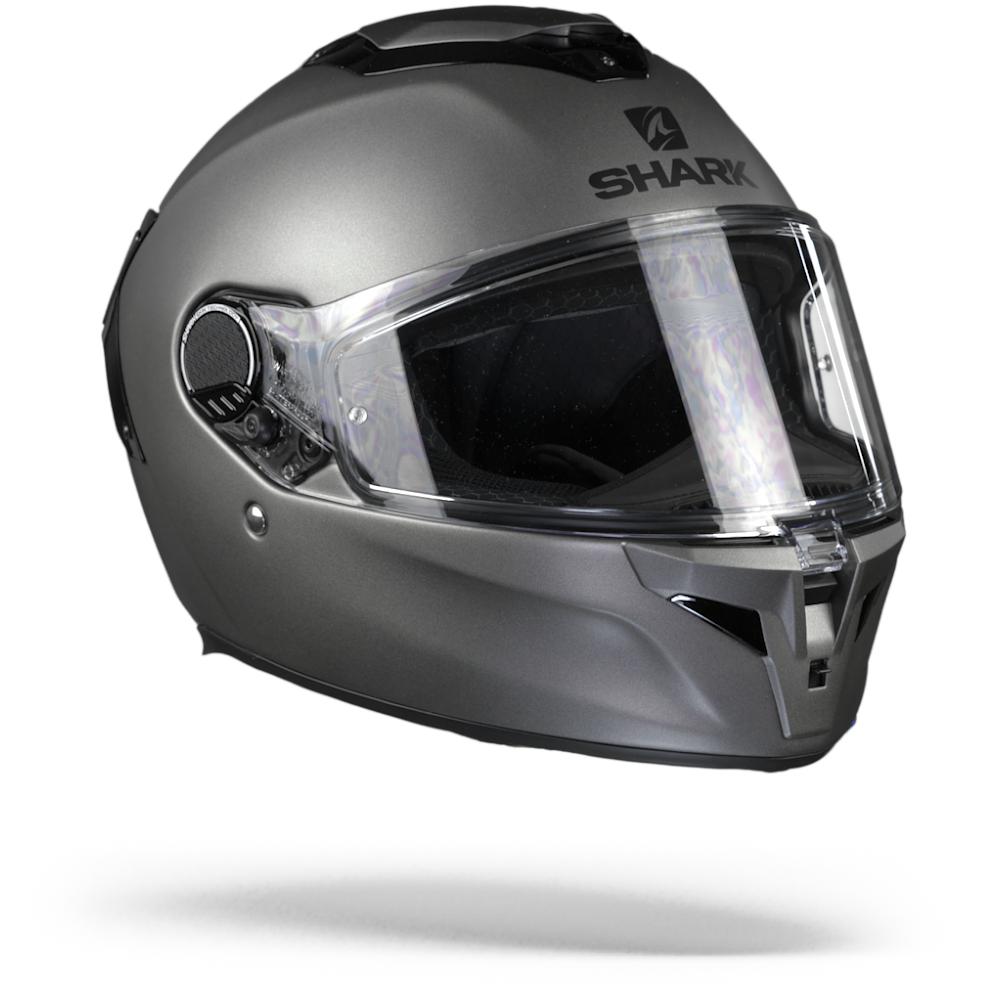 Image of Shark Spartan GT AMA Blank Matt Anthracite Full Face Helmet Size 2XL EN