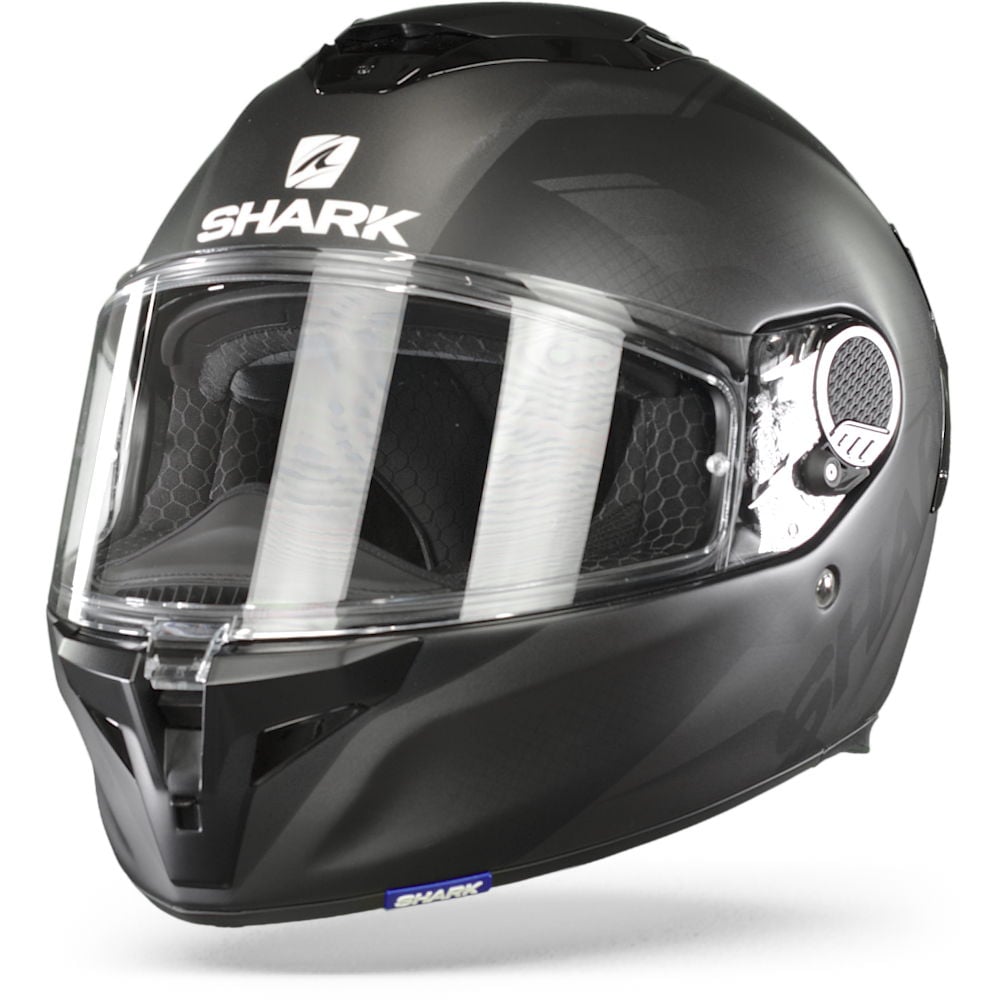 Image of Shark Spartan GT Blank Mat Bcl Micr Black Anthracite Anthracite Kaa Full Face Helmet Size 2XL EN