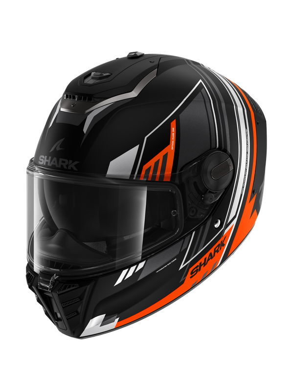 Image of Shark Spartan RS Byhron Mat Black Orange Chrom KOU Full Face Helmet Talla S