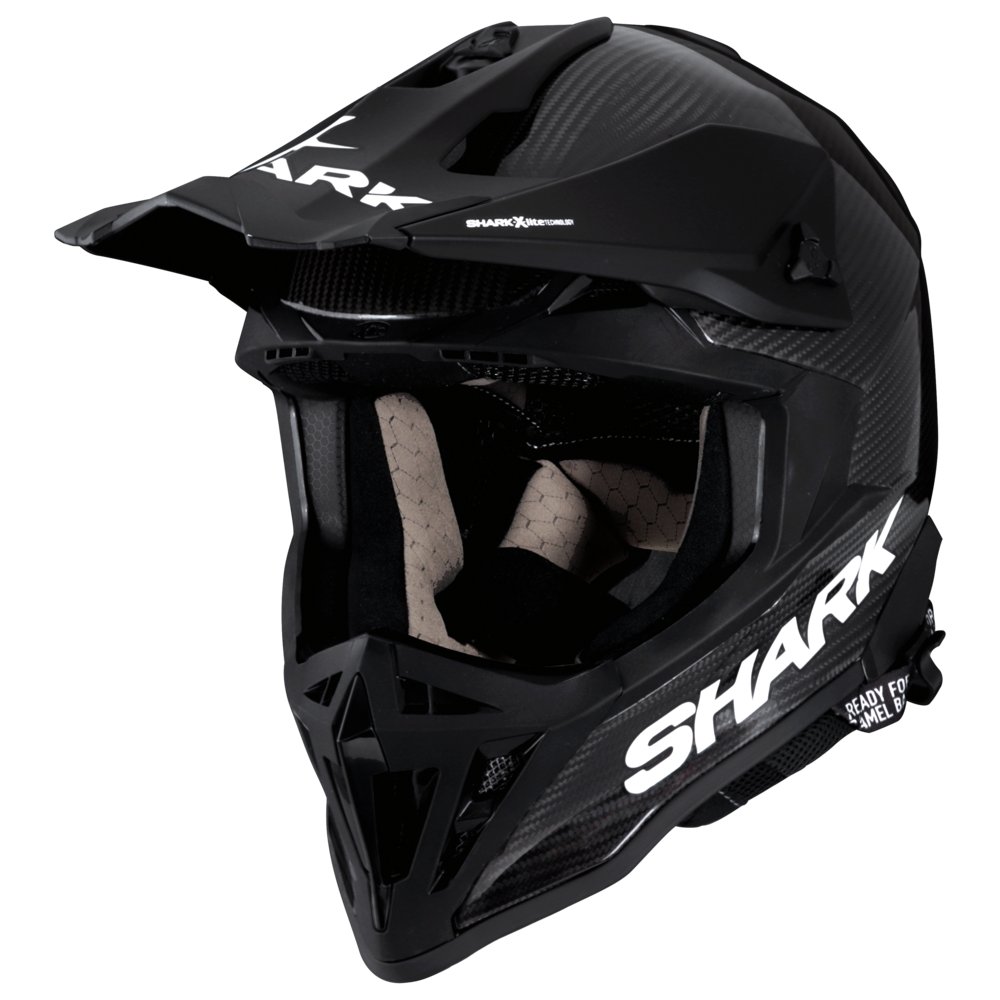 Image of Shark Varial RS Carbon Skin Carbon White Carbon DWD Offroad Helmet Talla S