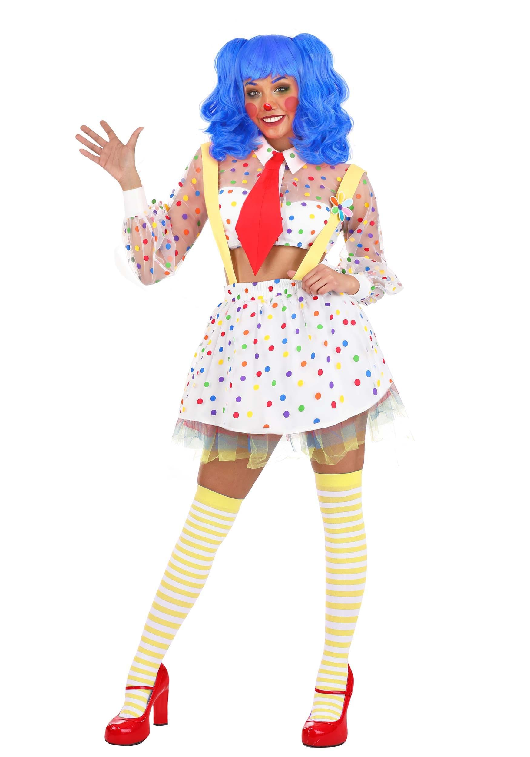 Image of Sheer Clown Women's Costume ID FUN3794AD-XL