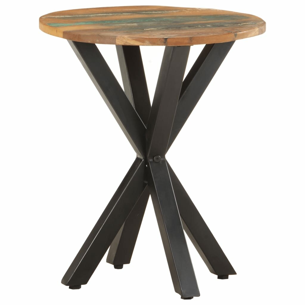 Image of Side Table 189"x189"x22" Solid Reclaimed Wood