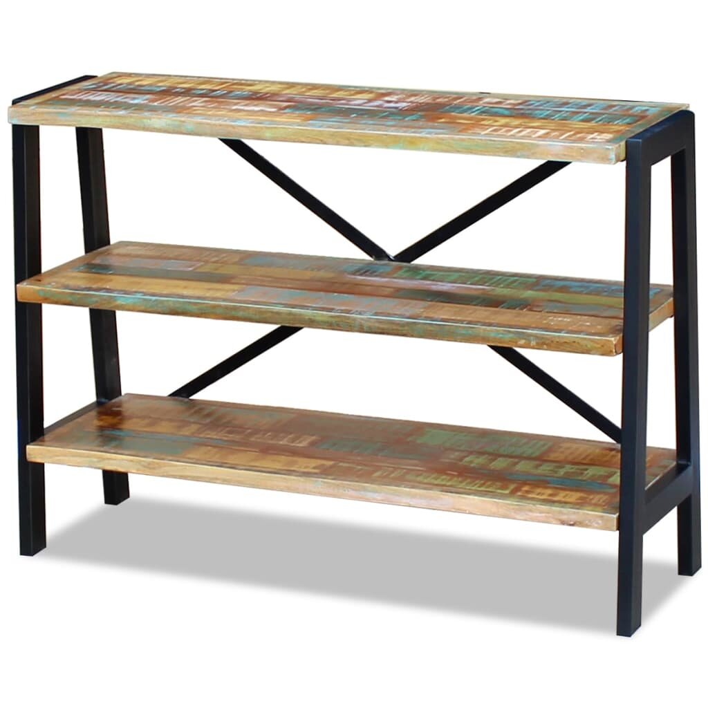 Image of Sideboard 3 Shelves Solid Reclaimed Wood
