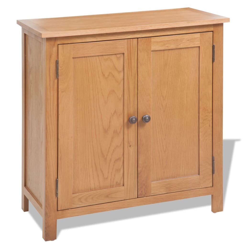 Image of Sideboard Solid Oak Wood 276"x138"x295" Brown