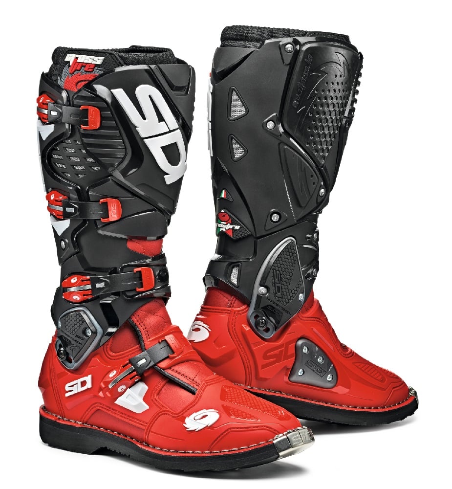 Image of Sidi Crossfire 3 Rot Rot Schwarz Stiefel Größe 47