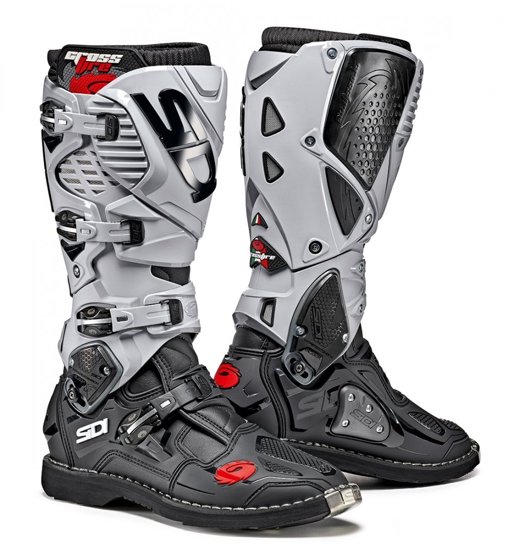 Image of Sidi Crossfire 3 Schwarz Ash Stiefel Größe 44