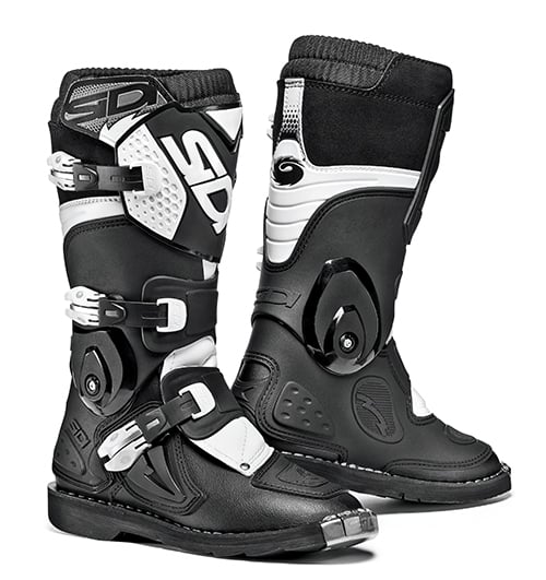 Image of Sidi Flame Schwarz-Weiß Stiefel Größe 40