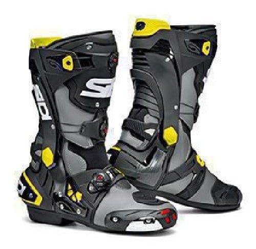 Image of Sidi Rex Gris Noir Jaune Fluo Bottes Taille 42