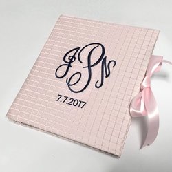 Image of Silk Squares Personalized Baby Memory Book