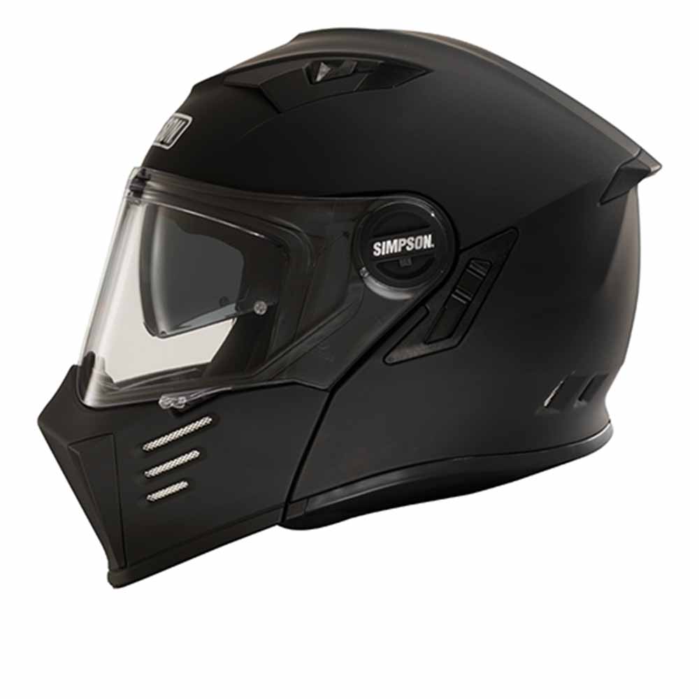 Image of Simpson Darksome Matt Black ECE2206 Modular Helmet Talla S