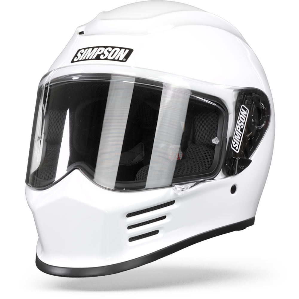 Image of Simpson Speed White Full Face Helmet Size XS EN