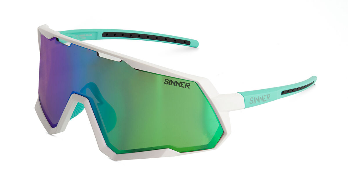 Image of Sinner Pace Esportivo SISU-872-30-48 Óculos de Sol Brancos Masculino BRLPT