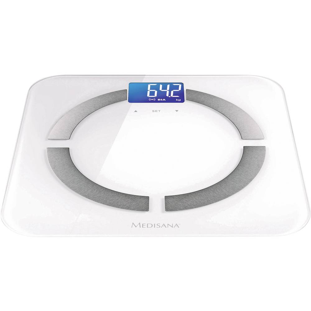 Image of Smart bathroom scales Medisana BS 430 connect Weight range=180 kg White