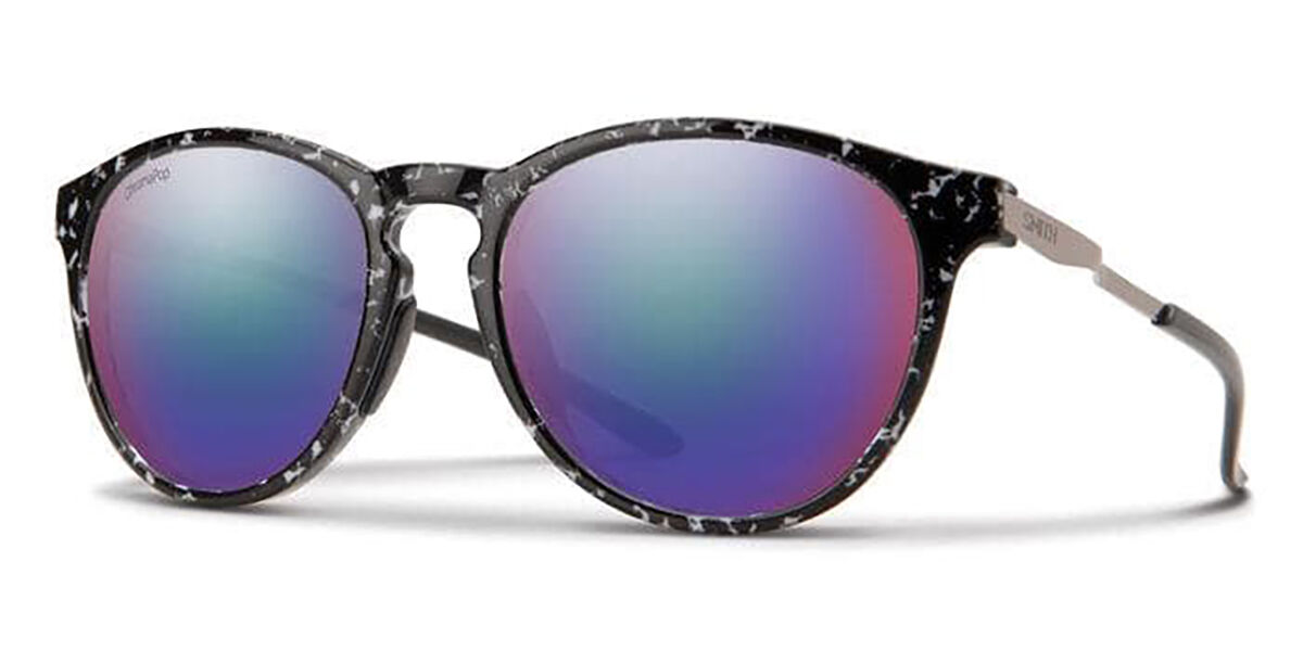 Image of Smith WANDER Polarized GBY/DF Óculos de Sol Pretos Feminino BRLPT