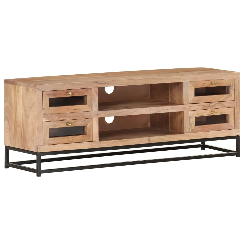 Image of Solid Acacia Wood TV Cabinet 433''x118''x157''