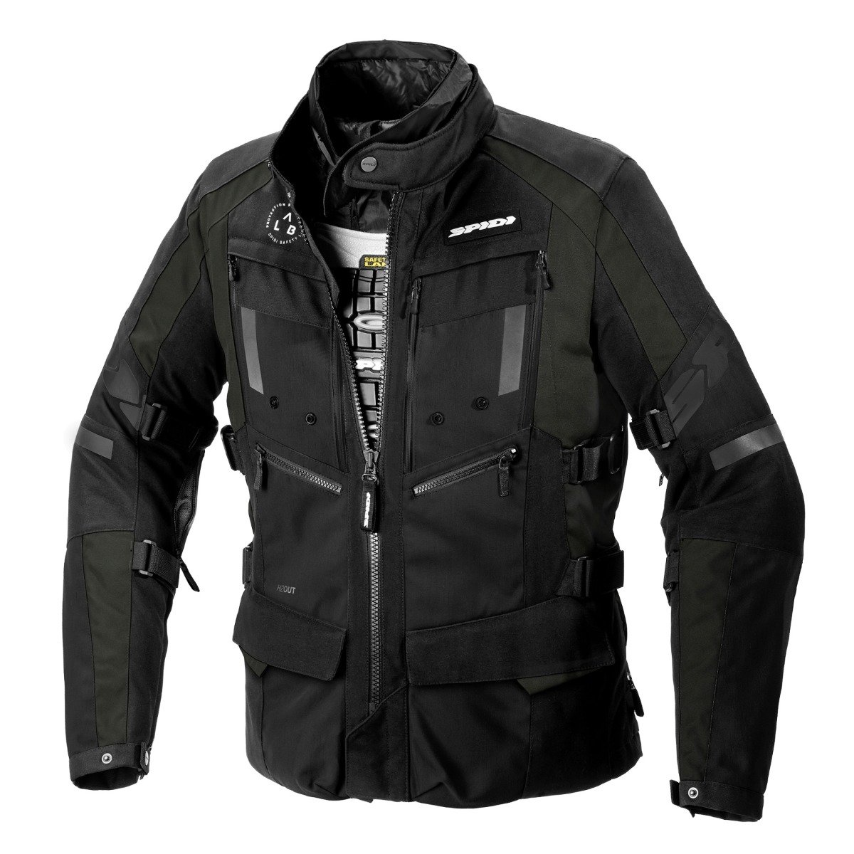 Image of Spidi 4Season Evo Jacket Dark Green Black Talla 3XL