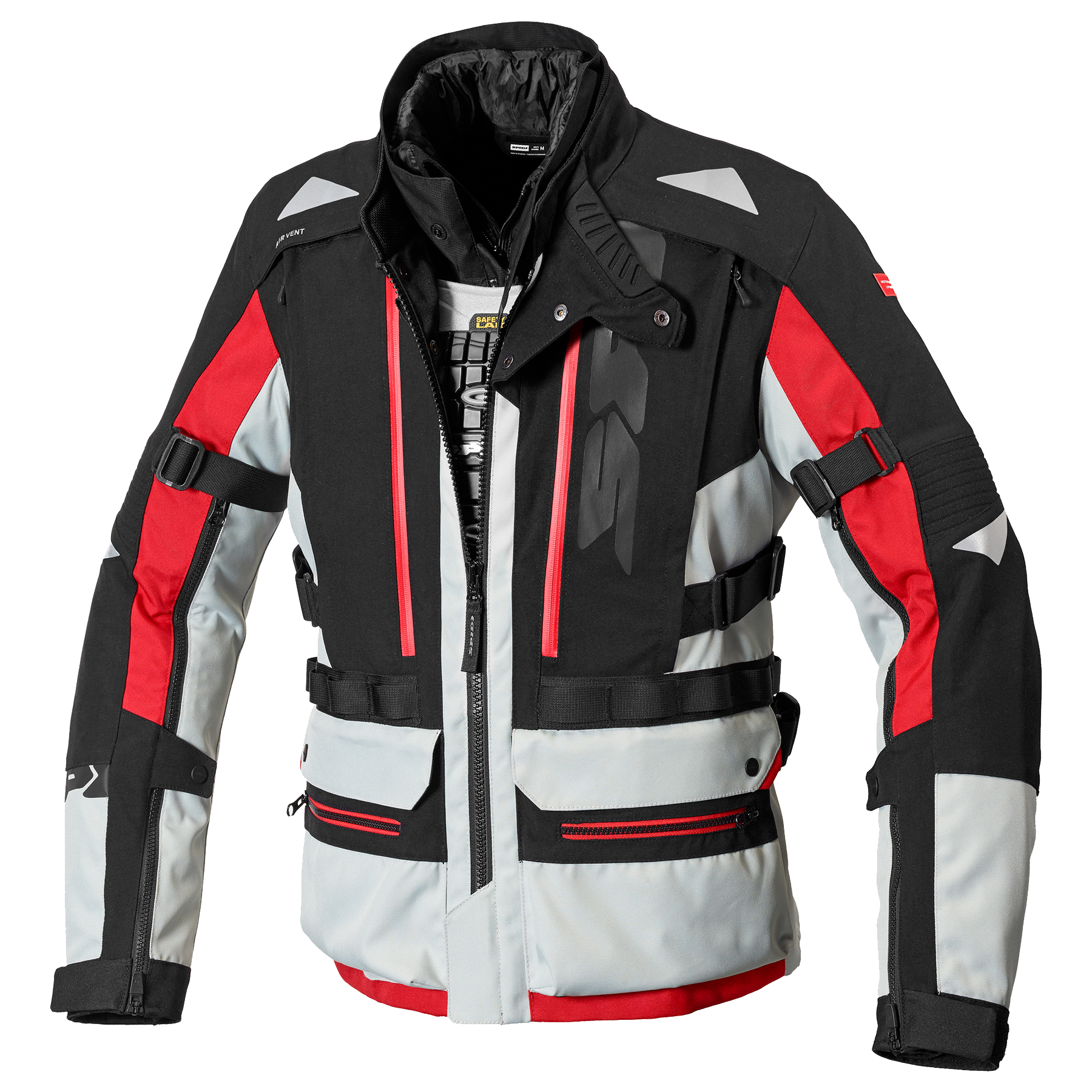 Image of Spidi Allroad H2Out Ice Rouge CE Blouson Taille 2XL