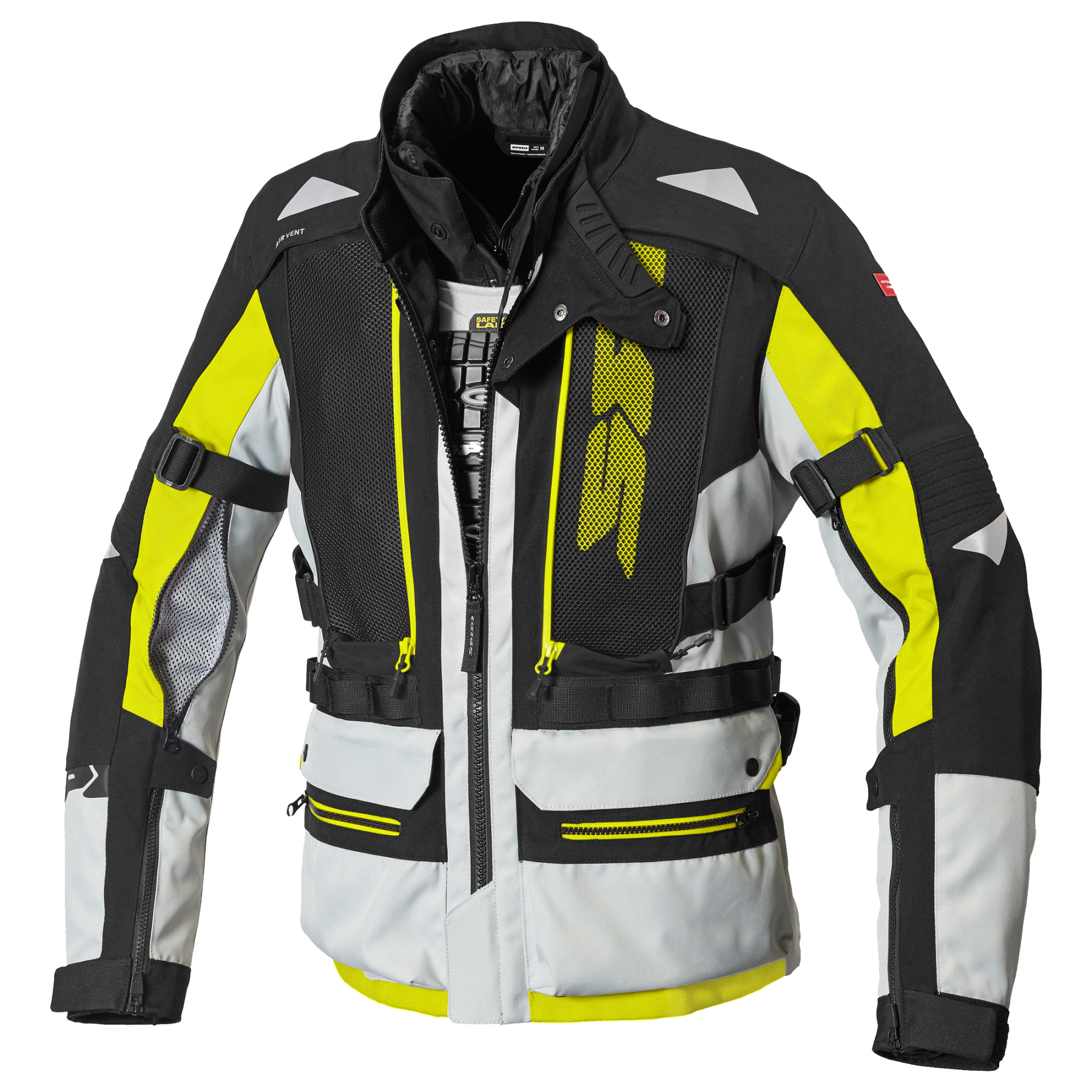 Image of Spidi Allroad H2Out Jacket Fluo Yellow Size XL ID 8030161343755