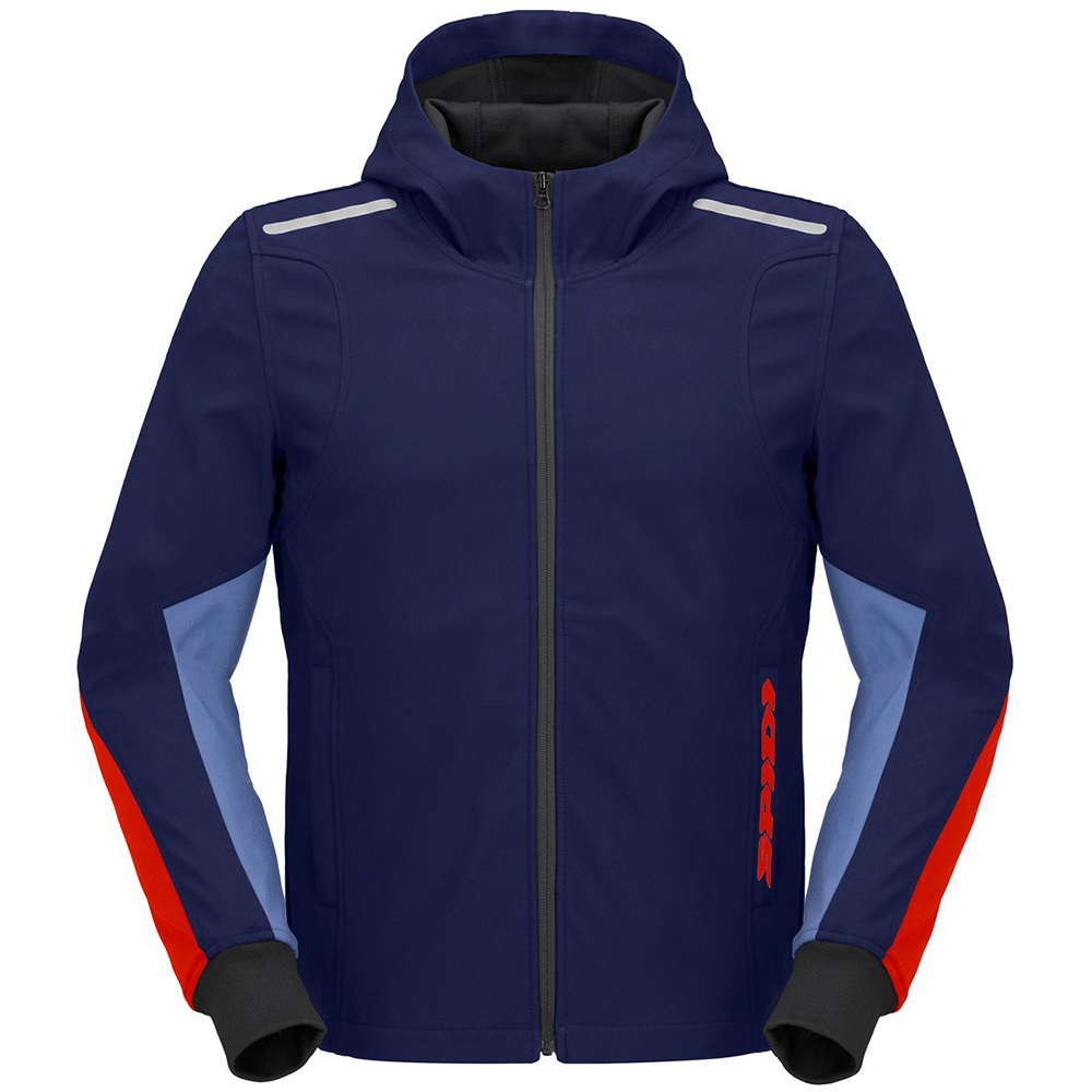 Image of Spidi Armor Light Navy Rouge Blouson Taille S