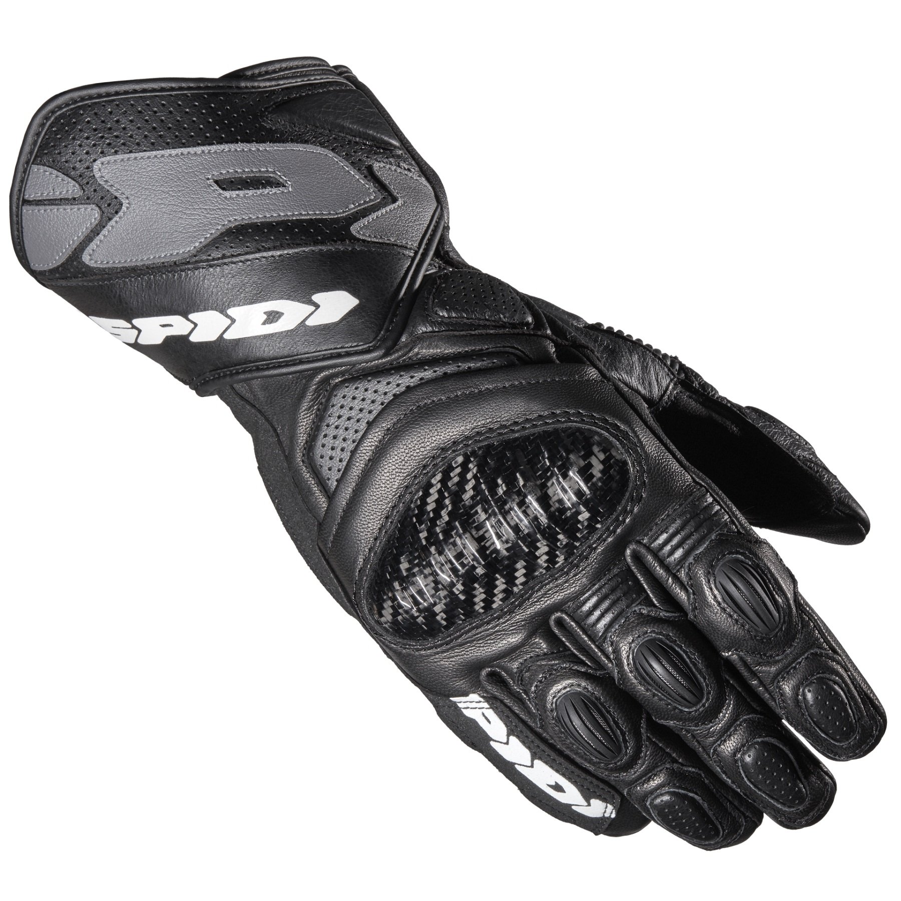 Image of Spidi Carbo 7 Schwarz Handschuhe Größe 2XL