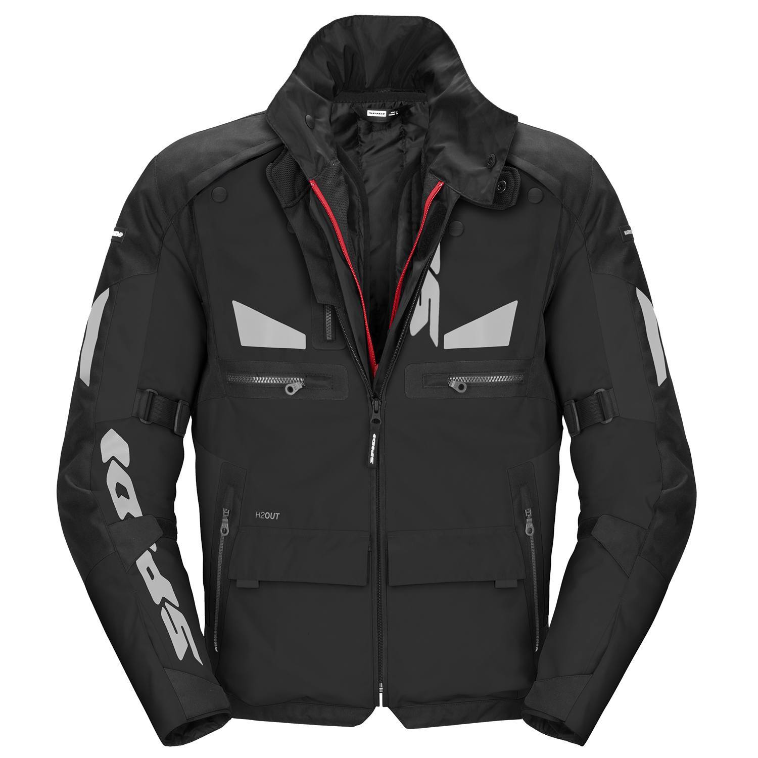 Image of Spidi Crossmaster Jacket Black Size M ID 8030161460902