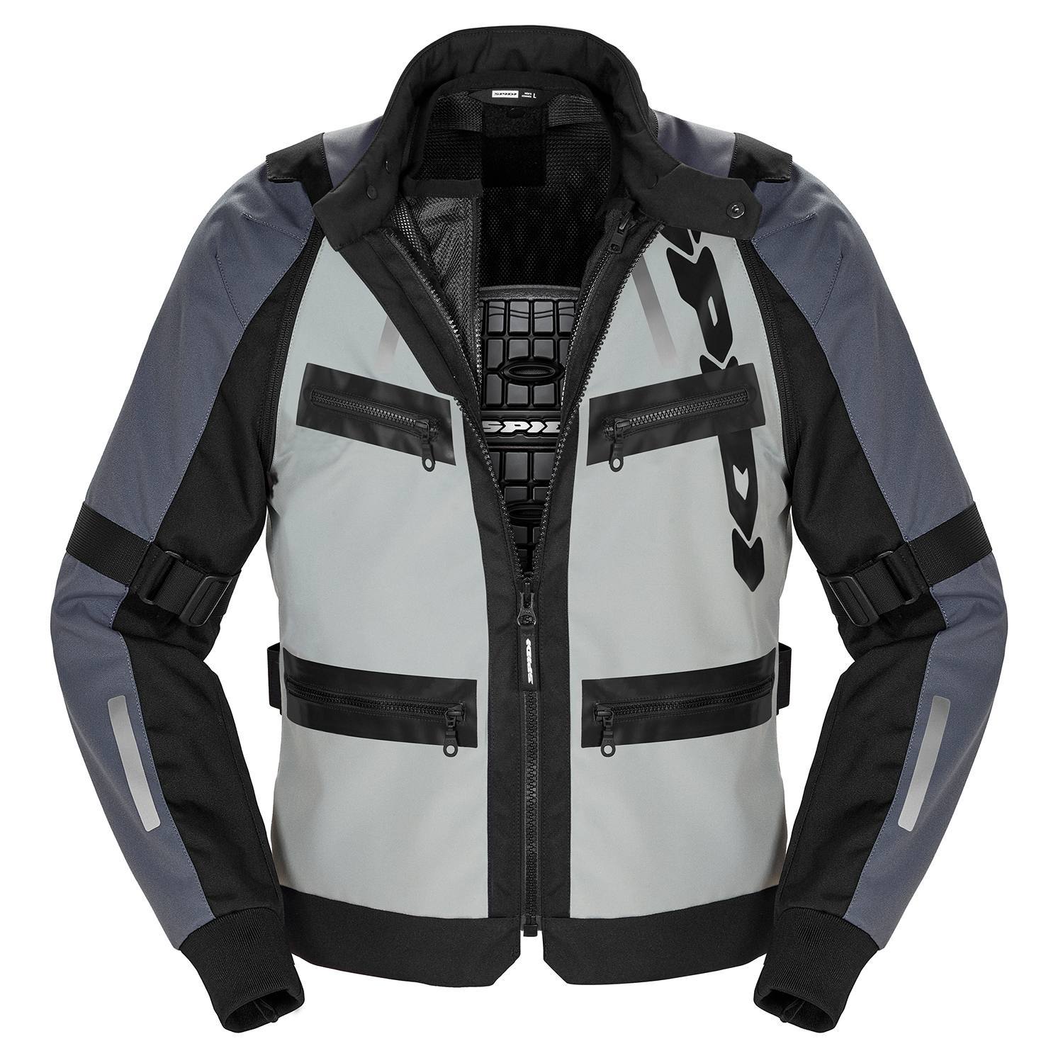 Image of Spidi Enduro Pro Jacket Black Grey Taille M